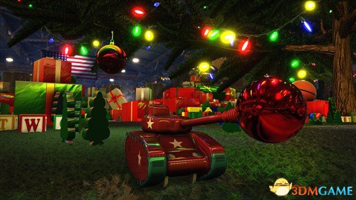 W社《坦克世界》三版本共通圣诞节纪念活动开启