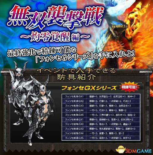 灼零龙初登场《怪物猎人边境Z》年末狩猎事件开启