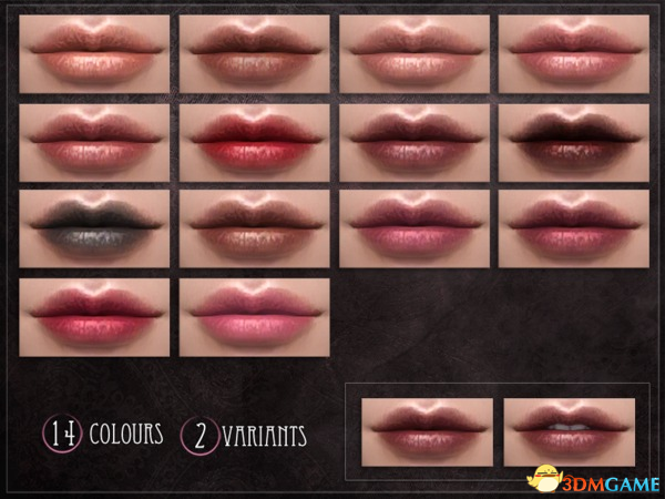 模拟人生4 v1.31Specificity女士特异的哑光唇彩套装MOD