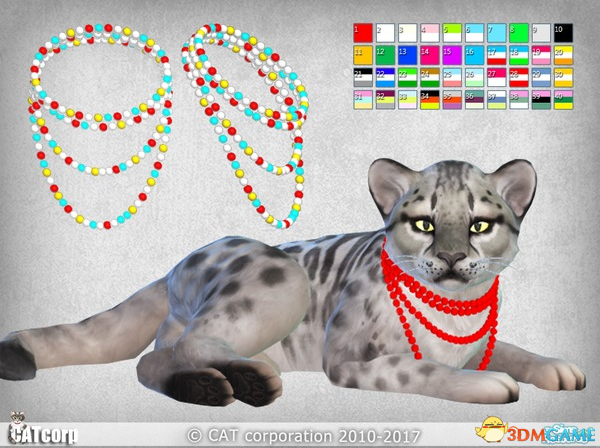 模拟人生4 v1.37猫咪的珠子项链MOD