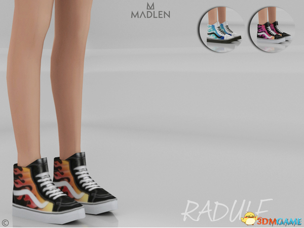 模拟人生4 v1.31Radulf女士篮球火皮革制厚底板鞋MOD