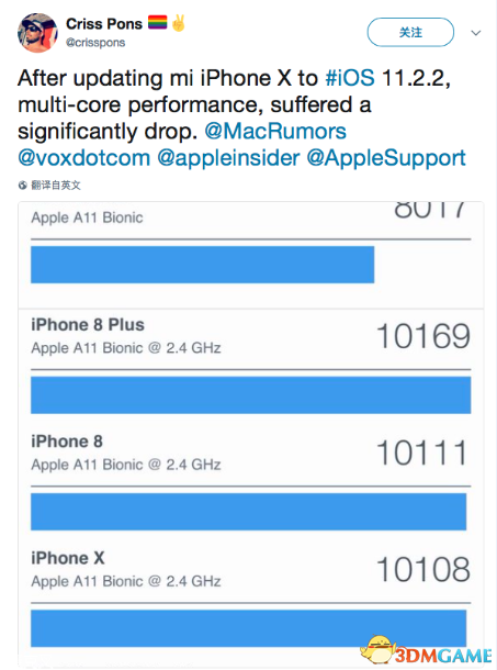 闹哪样?所有iPhone升级iOS11.2.2后 性能狂下降