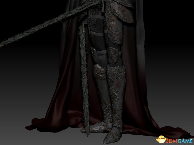 《黑暗之魂3》玩家自制薪王获官方点赞 玫瑰剑帅气