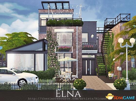 模拟人生4 ELNA三城现代别墅mod