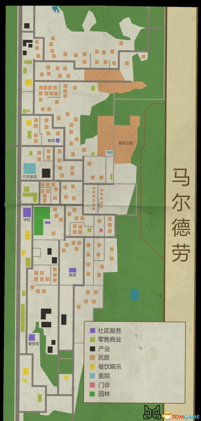 僵尸毁灭工程官方中文地图一览_3DM单机 image