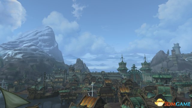 《魔兽世界》8.0联盟新主城预览 港口城市风景美