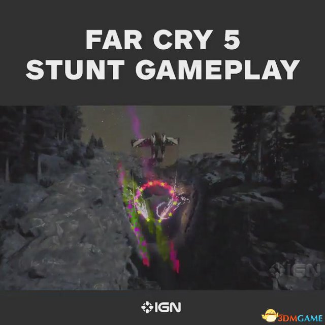 《孤岛惊魂5》IGN独家演示 挑战特技飞行穿越障碍