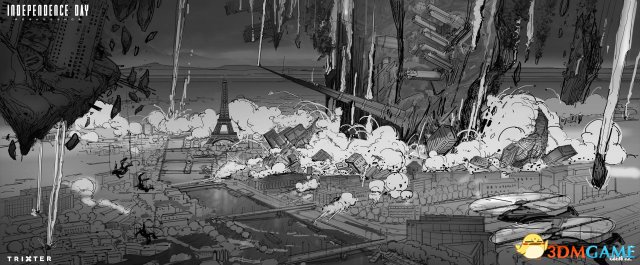 《孤岛危缓3》本画师做品欣赏 太空苦战科幻味浓