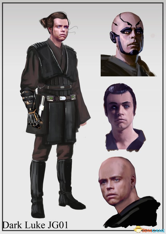 《星球大战：前线4》角色设计图 黑暗卢克亮相