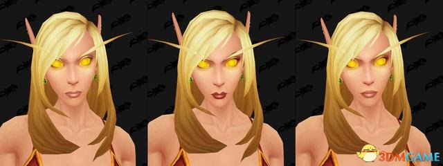 《魔兽》8.0测试服更新 血精灵新脸型与金瞳曝光