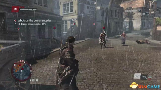 育碧发布《刺客信条：叛变》重制版原版对比画面
