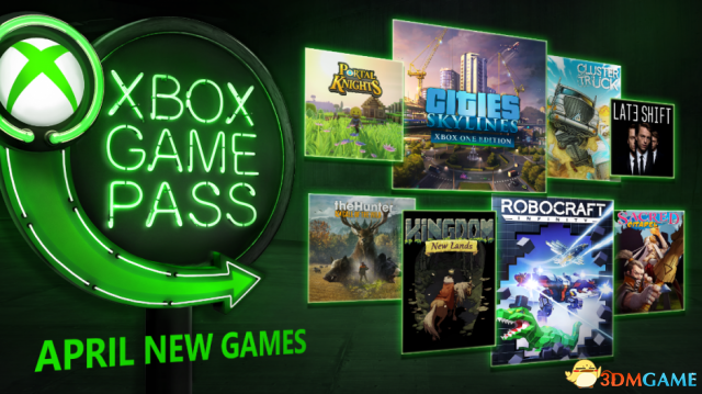 Xbox Game Pass4月将有8款新做减进 名单支布