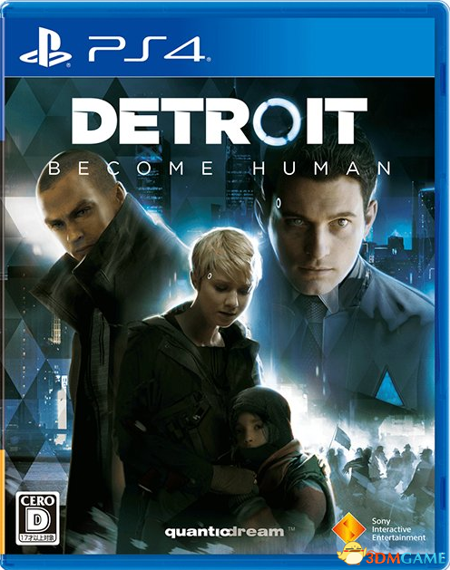 《底特律：变人》日版PS4封面曝光 主角悉数登场