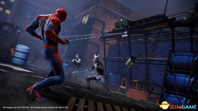 《蜘蛛侠》PS4 Pro版下浑截图欣赏 堪比影戏画量