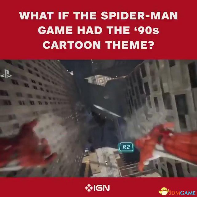 《蜘蛛侠》新演示 搭配90年代卡通主题曲效果赞