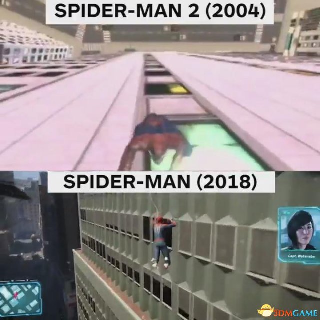 《蜘蛛侠》2004 2018版对比演示 新做会受悲迎吗？