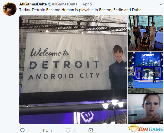 《底特律：变人》明相波士顿游戏展 屏摄画里惊人