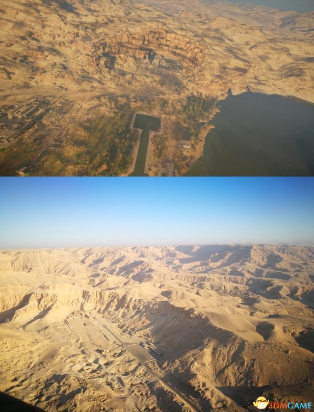 育碧分享《刺客信条：起源》与现实埃及对比照