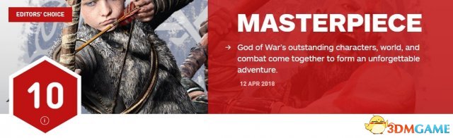 神作《战神4》首批媒体评测解禁 IGN给出10分好评
