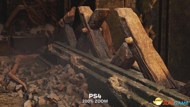 《战神4》PS4 PS4 Pro画面对比演示 用PS4PRO最佳