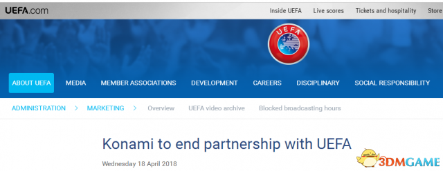 《实况足球》欧冠独家授权终结 《FIFA19》或获得
