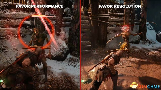 《战神4》PS4 Pro主机对比视频 画面真的有区别？