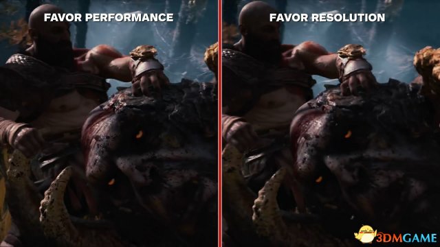 《战神4》PS4 Pro主机对比视频 画面真的有区别？