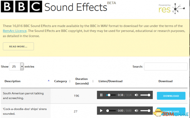 实本心祸利！实本声效BBC免费开放下载多达16000+品种声效音