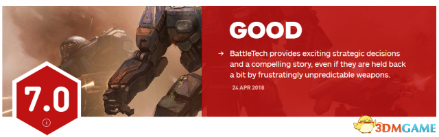 7.0分《暴战机甲兵》IGN评分公布 策略回合制佳作