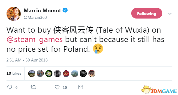 《巫师3》下层念购《侠客风云传》出法波兰出定价