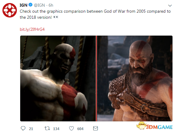 《战神》2005 VS 《战神》2018 