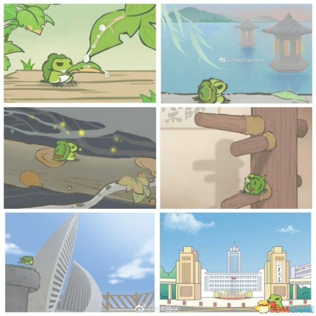 中国版《旅行青蛙》地点曝光 蛙儿子美妙中国之旅