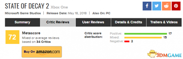 《腐朽国家2》PC版媒体仄均分72分 多半好评