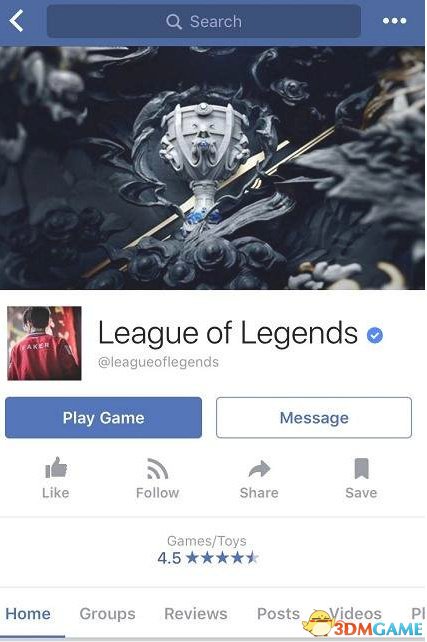 《LOL》官方Facebook头像更换为UZI 玩家高度评价