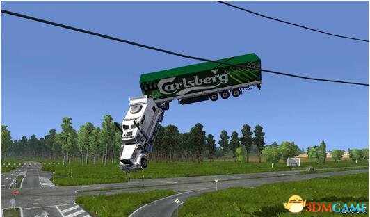 欧洲卡车模拟2 v1.31x多人游戏卡车拖车无伤害mod
