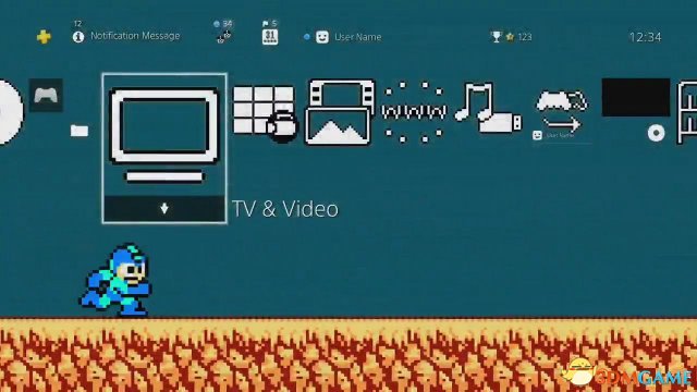 《洛克人》30周年PS4静态主题暴光 史上最酷主题？
