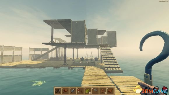 木筏求生Raft如何建造二层建筑