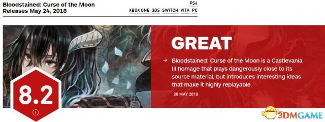 《血污：月之咒骂》IGN 8.2分 偷走了1个典范灵魂