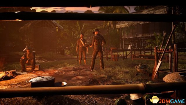 《孤岛惊魂5》DLC暗乌时候演示 越北丛林救援队友