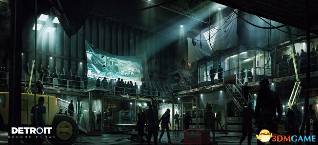 《底特律：变人》大神级游戏原画 绝美的科幻世界