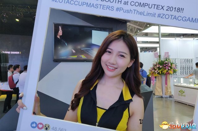 2018台北国际电脑展Show Girl美图 靓丽身影吸睛