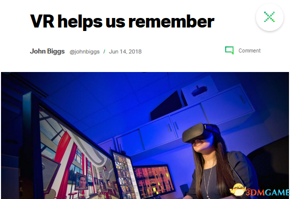 美国大学实验证明比起2D通过VR学习更提升记忆力