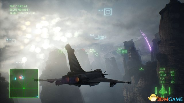 《皇牌空战7：已知空域》新图 情况逼实画里壮丽