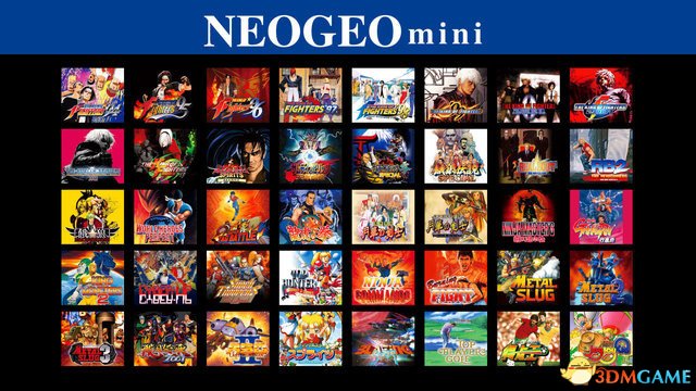 NEOGEO Mini街机发售日期及价格公布 内置40款游戏