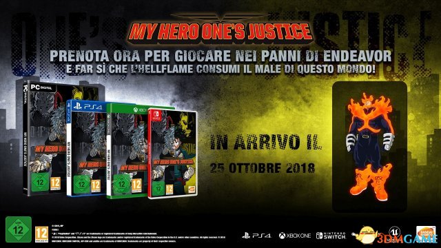 《我的英雄学院》10月26日在欧美发售 登陆PC和X1