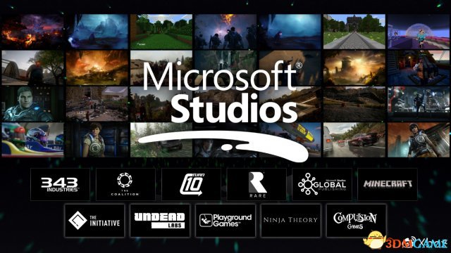 微软此次公布的工作室阵容扩充包括：全新组建的游戏开发团队 The Initiative，收购 Playground Games 工作室以及在未来收购 Ninja Theory 工作室、Undead Labs 工作室和 Compulsion Games 工作室的计划。