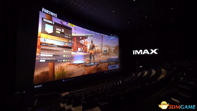 用IMAX屏幕玩《堡垒之夜》是什么样的一种体验