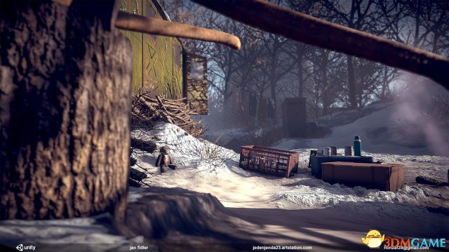 用Unity 2018引擎打造的《地铁：逃离》游戏场景