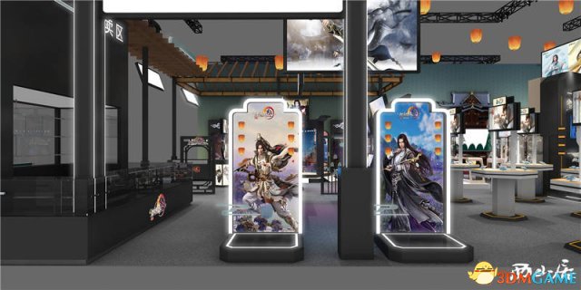 西山居展台设计首曝 唯美天街灯市点亮2018ChinaJoy