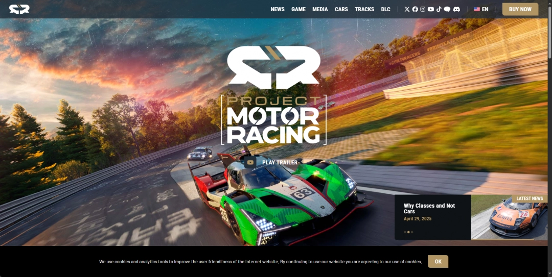 《Project Motor Racing》游戲官網(wǎng)地址介紹